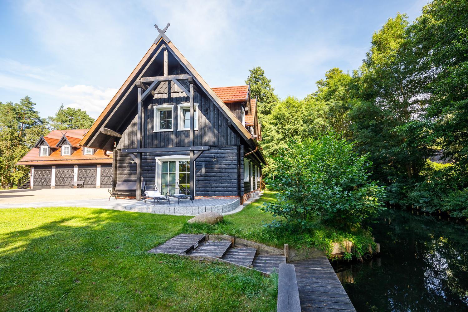 Spreewald Chalet Wohnung Бург Екстер'єр фото